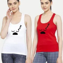 friskers Pack of 2 Graphic Print Tank Top-picture-27