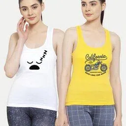 friskers Graphic Print Tank Tops-picture-13