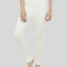 zeffit Women Striped Thermal Leggings with Elasticated Waistband-picture-16