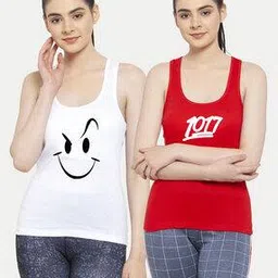 friskers Pack of 2 Graphic Print Tank Top-picture-22