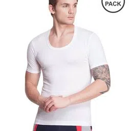 dollar bigboss Pack of 7 Men Solid Egyptian Cotton Vest-picture-30