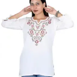 fabmoha Women Embroidered Straight Tunic-picture-15