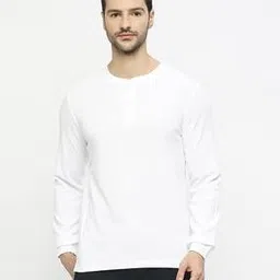 Men Henley T-Shirt with Full Sleeves-image-45