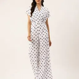 sleek italia Women Floral Print Jumpsuit-picture-38