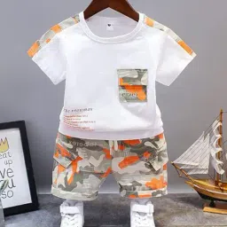 googogaaga Boys Shorts & T-shirt Set image 1