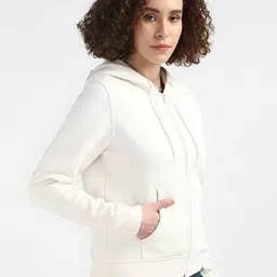 Women Regular Fit Zip-Front Hoodie-image-67