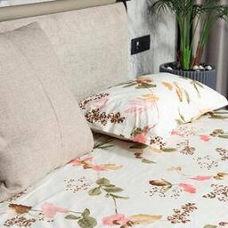urban space 200 TC Floral Print Single Bedsheet with Pillow Covers-picture-5