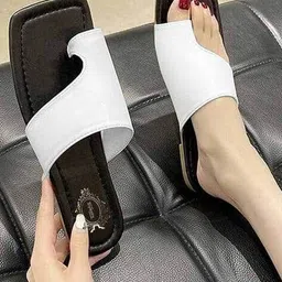 stylestry Women Slip-On Toe-Ring Sandals image 1