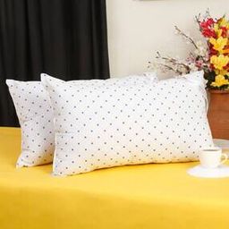 hosta homes Set of 2 Checked Pillow Covers-picture-20