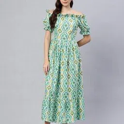 swishchick Women Floral Fit and Flare Dress-picture-18