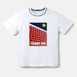 united colors of benetton Graphic Print Round-Neck T-Shirt-picture-46