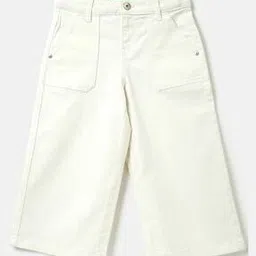 united colors of benetton Flat-Front Culottes with Insert Pockets-picture-42
