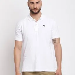 cantabil Logo Embroidered Cotton Polo T-shirt-picture-28