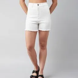 dolce crudo Women High Rise Shorts-picture-49