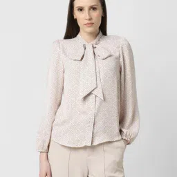 van heusen Women Printed Regular Fit Shirt  image 1