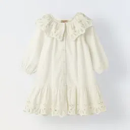 spunkies Girls Embroidered Fit & Flare Dress-picture-34