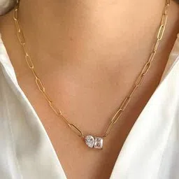 designs & you Women Gold-Plated Pendant with Chain-picture-31