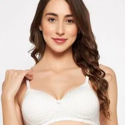 clovia Women Polka-Dot Print Non-Wired Lightly Padded Bra-picture-13