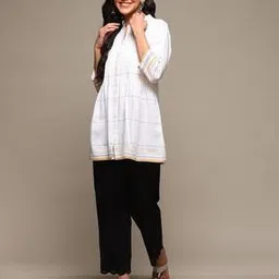 biba Women Striped Straight Kurti-picture-14