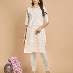 nyrika Women Embroidered Straight Kurta-picture-28