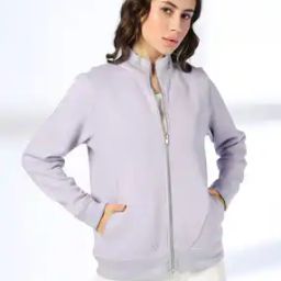 dnmx Women Regular Fit Zip-Front Sweatshirt-picture-7