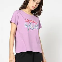 yousta Women Typographic Print Round-Neck T-Shirt-picture-53