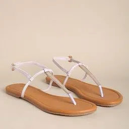 acai T-Strap Sandals with Buckle Closure-picture-34