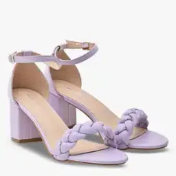 fyre rose Braided Block Heels with Buckle Fastening-picture-9