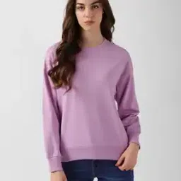 van heusen Women Regular Fit Round-Neck Sweatshirt-picture-12