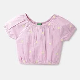 united colors of benetton Floral Print Round-Neck Top-picture-13