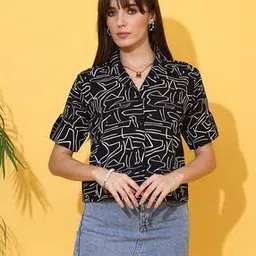 sheetal associates Women Abstract Shirt-picture-44