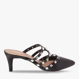 Embellished Kitten Heeled Sandals-image-3