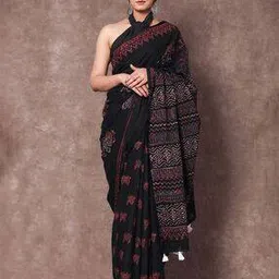 indie picks Printed Cotton Saree-picture-26