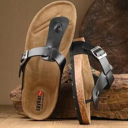 spykar Men T-Strap Sandals with Buckle Fastening-picture-40