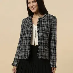 allen solly Women Checks Jacket-picture-25