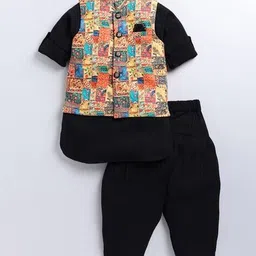 little collars Boys Kurta Set image 1