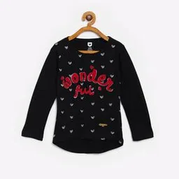612 league Printed Cotton Top with Full Sleeves-picture-10