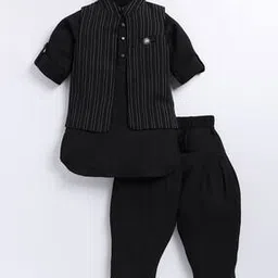 little collars Boys Kurta Pyjama Set-picture-44