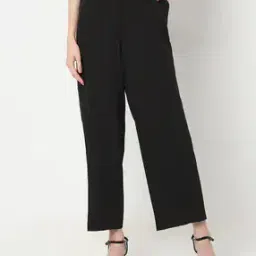 vero moda Women Straight Fit Pants & Belt with High Rise Waist-picture-27