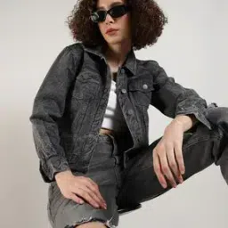 campus sutra Women Regular Fit Spread-Collar Jacket-picture-46