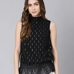 oxolloxo Women Relaxed Fit Printed Top-picture-17