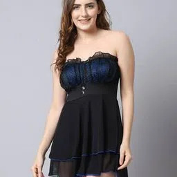shararat Laced Off Shoulder Babydoll-picture-52