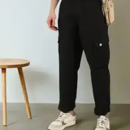 dnmx Men Slim Fit Cargo Pants with Insert Pockets-picture-33