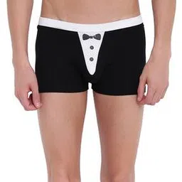 la intimo Graphic Print Trunks with Elasticated Waistband-picture-52