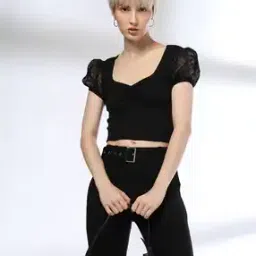 rio Women Ribbed Regular Fit Ruched Top-picture-28