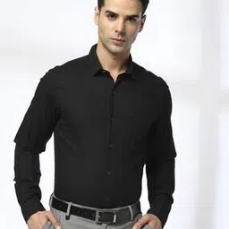 john players Men Slim Fit Cotton Shirt with Patch Pocket-picture-42