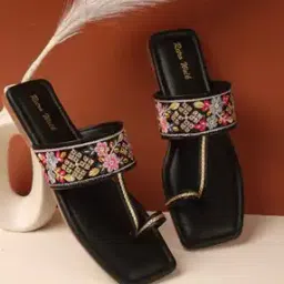 retro walk Women Slip-on Sandals With Synthetic Upper-picture-14