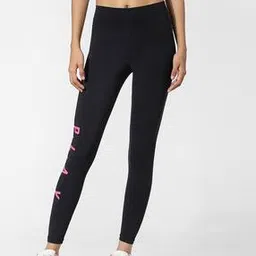 only Typographic Print Tights with Elasticated Waistband-picture-40