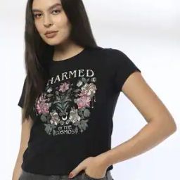 dnmx Women Floral Print Regular Fit Crew-Neck T-Shirt-picture-40