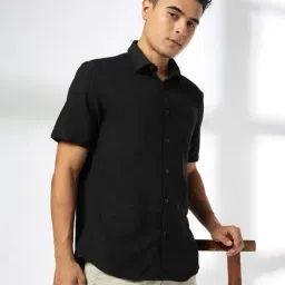 netplay Men Self-Weaved Slim Fit Shirt image 1